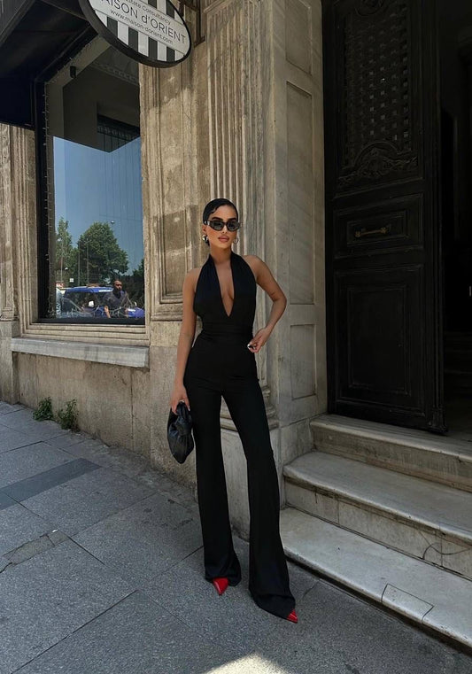 Salopeta cu pantalon evazat MNS018