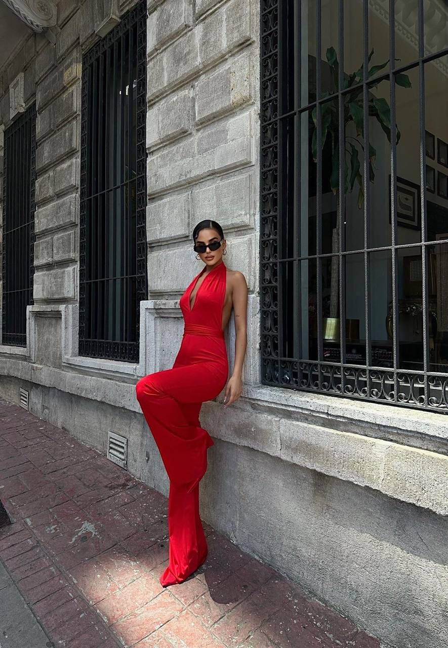 Salopeta cu pantalon evazat MNS017